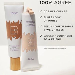 Tarte BB tinted treatment primer. Broad Spectrum SPF 30 Sunscreen
